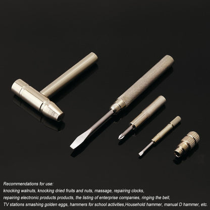 5-in-1 Compact Screwdriver Set with Detachable Tools