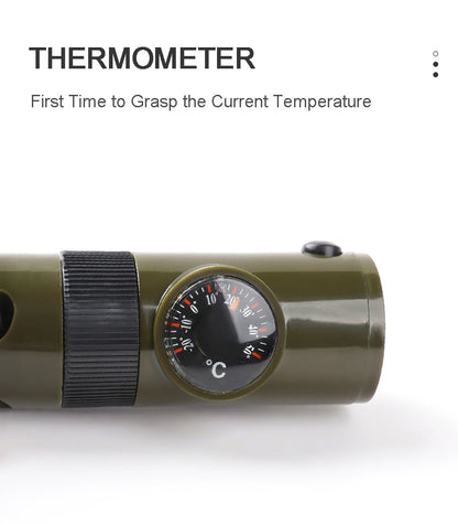 7-in-1 Compact Outdoor Camping Survival Tool