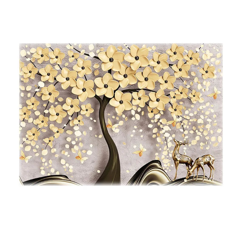 Vibrant Blossom Tree Canvas Art for Stylish Home Decor