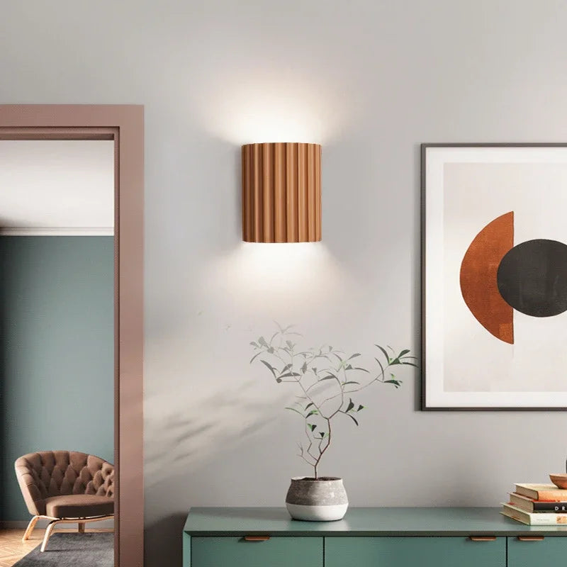Northern Style Indoor Wall Light - Resin Modern Sconce for Bedroom