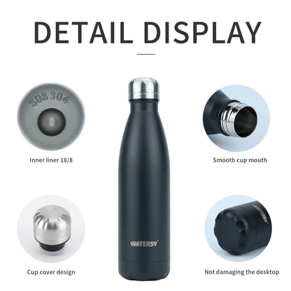 500ml Vacuum Insulated Stainless Steel Water Bottle