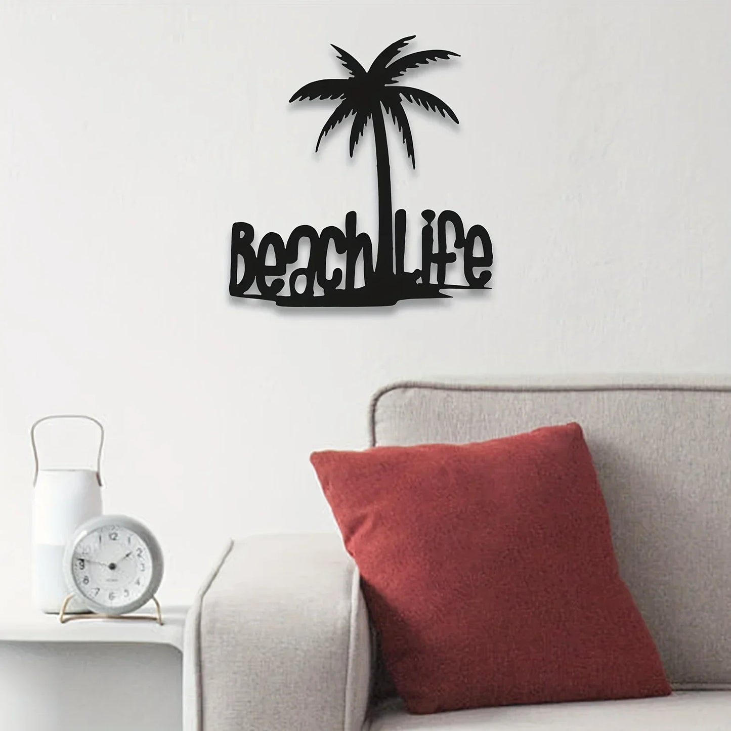 3D Metal Wall Decor of Coconut Tree for Living Room, Bedroom, Office