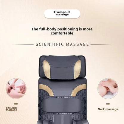 Heat and Air Compression Massage Mat for Full Body Relief with Remote