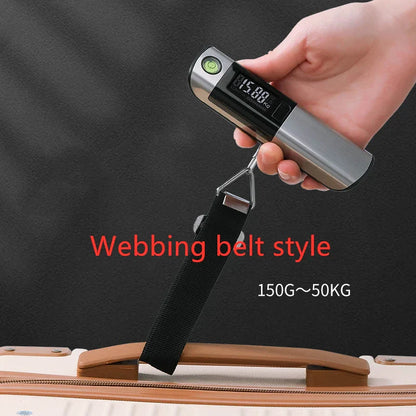 Portable Mini Scale with Built-in Ruler | 50 kg Capacity | LCD Display