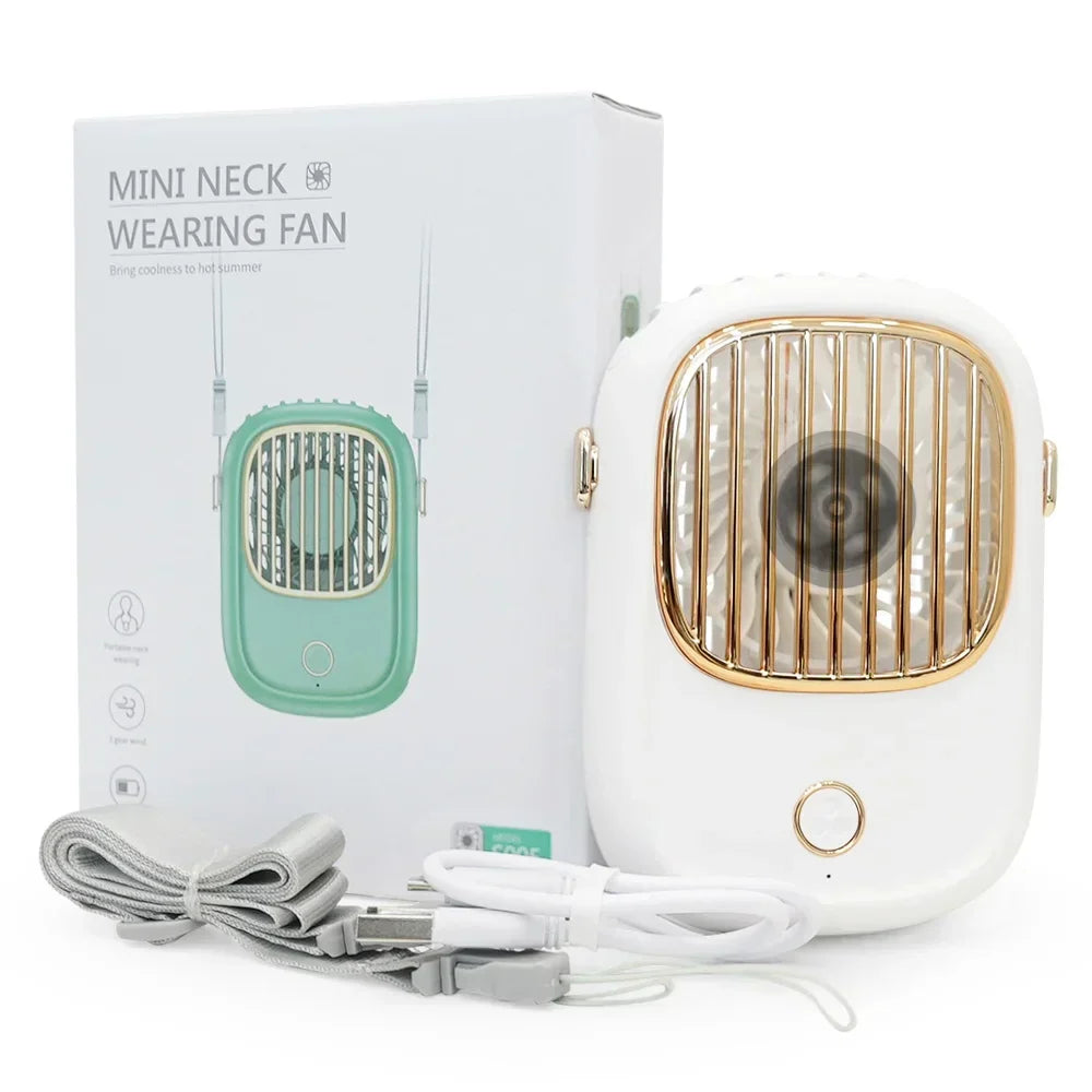 Portable Rechargeable Neck Fan | Comfort Anywhere with AeroBreeze