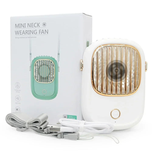 Portable Rechargeable Neck Fan | Comfort Anywhere with AeroBreeze