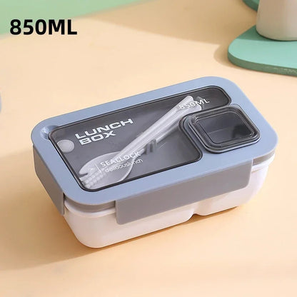 Portable Bento Lunch Box with Utensils for Travel