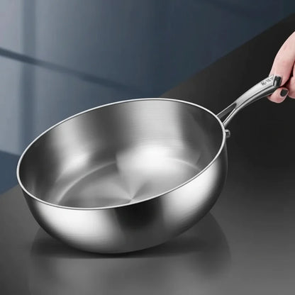 Stainless Steel Cooking Pan for Versatile and Bold Meal Preparation