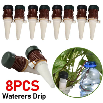 Self-Watering Kit with Intelligent Water Supply – 8 Drip Tips