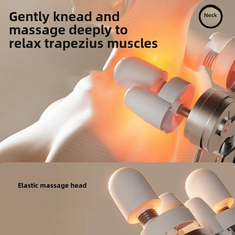 Heat-Enhanced Massage Cushion – Full Body Vibration for Office & Car