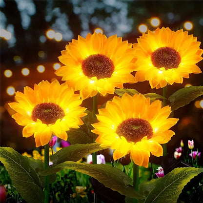 Outdoor Solar Sunflower Lights – GardenGlow [Last Day Discount]
