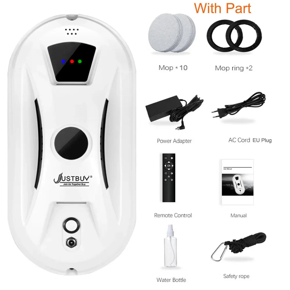 Smart and Efficient Window Cleaning Robot - Safe Operation