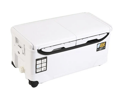 Fishing Cooler Container with Air Vents for Extended Cold Retention