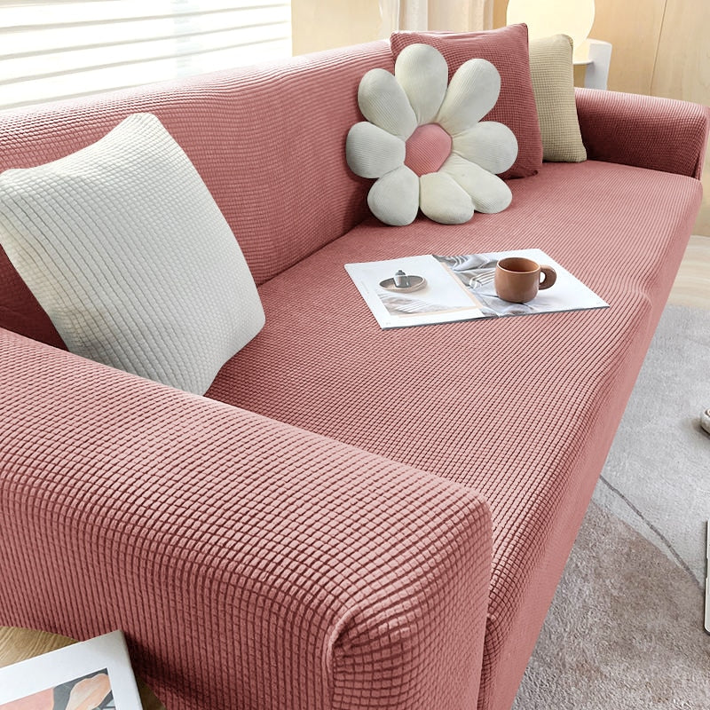 Elastic Sofa Protector Cover – Fits Corner and Standard Sofas