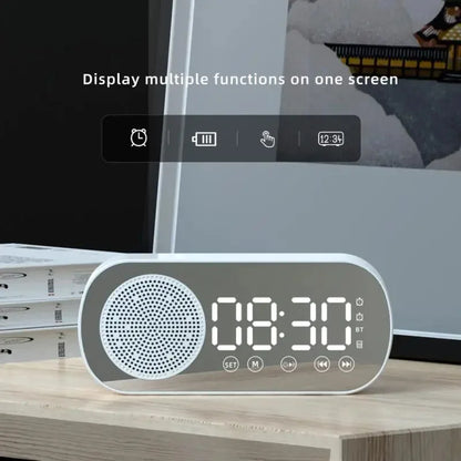 Bluetooth Speaker and FM Radio Digital Alarm Clock