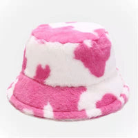 Cow Spots - Pink/White