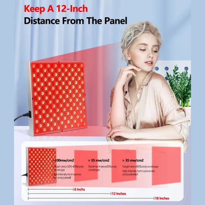 LED Light Therapy Device | 660nm 850nm Near Infrared Lamp for Skin & Body