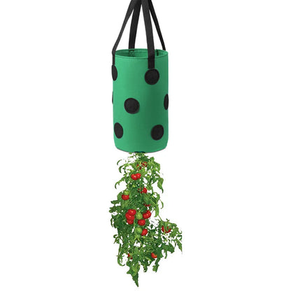 Felt Hanging Grow Bag with 13 Compartments | Versatile | Perfect for Tomatoes, Strawberries, and Vegetables