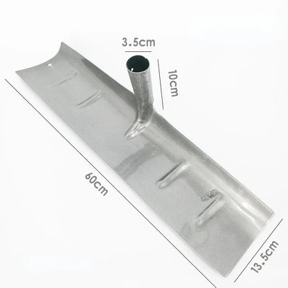 Heavy-Duty Farm Scraper & Snow Shovel | Steel Blade for Manure, Snow & Yard Cleaning