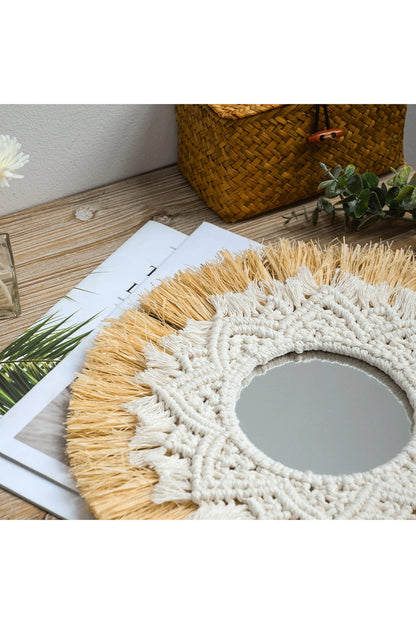 Decorative Mirror in Beef Style