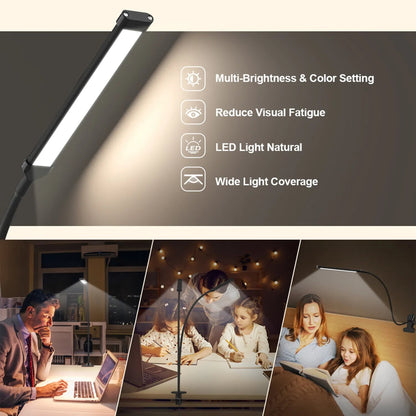 Dimmable Flexible LED Desk Lamp for Adaptive Workspaces