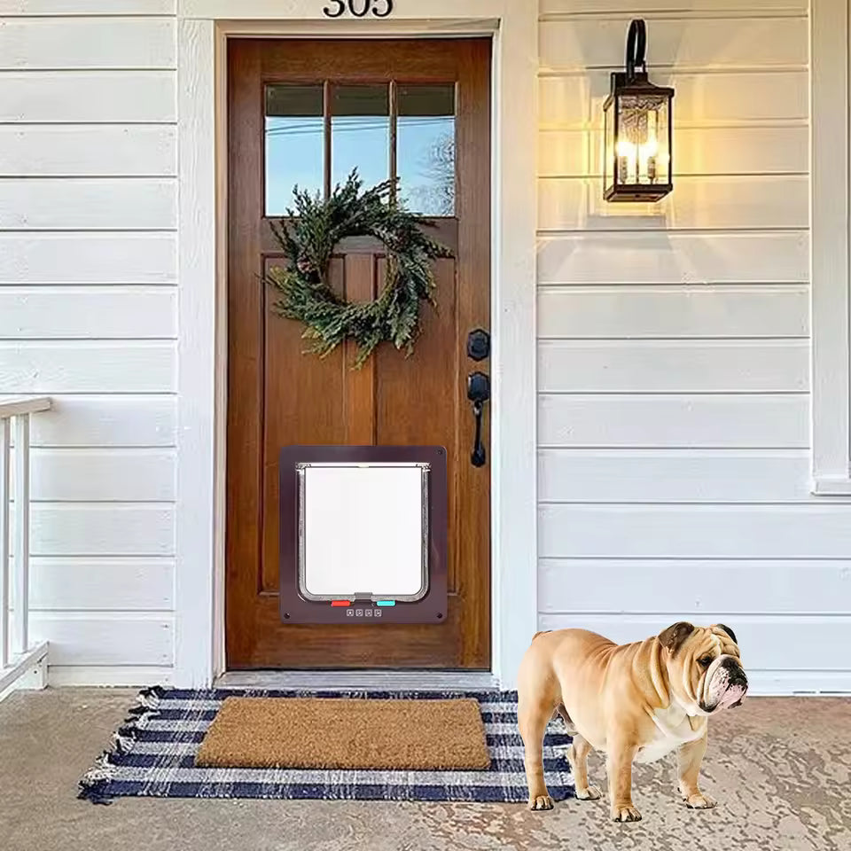 Ultimate 4-Way Pet Access Door for Dogs and Cats