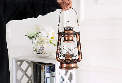 Classic Oil Lamp in Hurricane Design