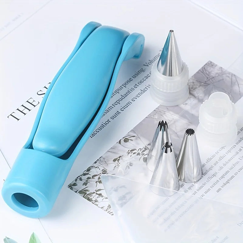 Multi-functional Glazing Gun for Cake Decoration