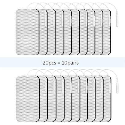 Therapeutic TENS Gel Electrode Pads - Muscle Stimulator Massage Patches for Physiotherapy Relief