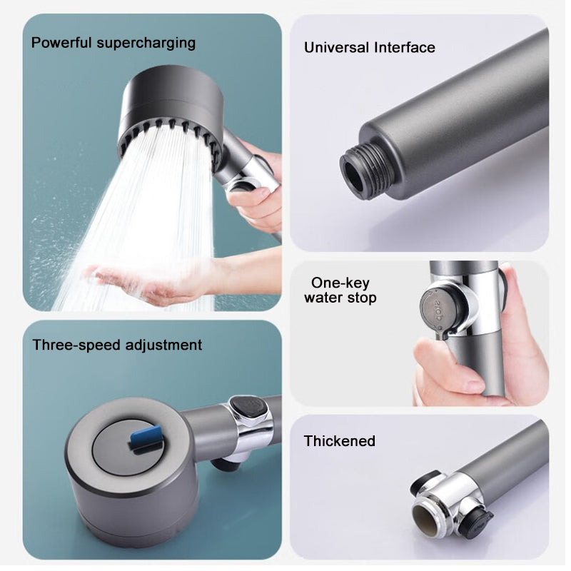 Shower Head with 9-Layer Filtration and Turbo Boost Technology