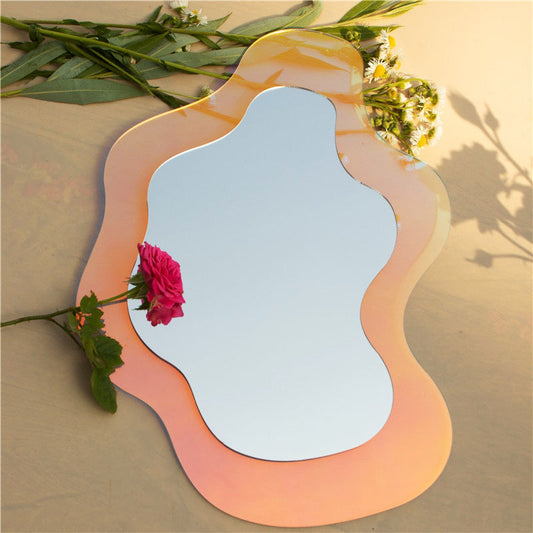 Charming Floral Acrylic Reflector for Home Decor