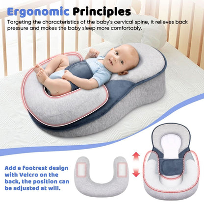 Ergonomic Cushion for Baby Head Support Pillow