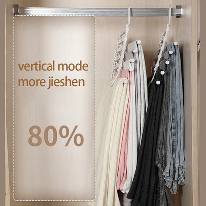 Get 1 Free | 5-in-1 Magic Trouser Hanger - Last Day Discount