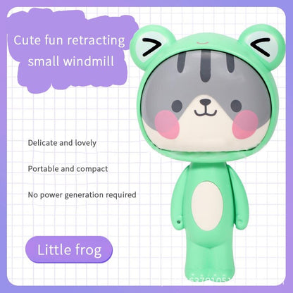 Adorable Cartoon Handheld Folding Fan