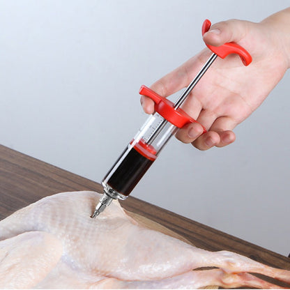 Marinade Injector for Deep Flavor & Juicy Meat | Stainless Steel Needles | 60 ml Capacity