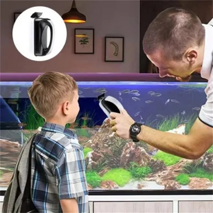 Effortless Aquarium Glass Cleaner with Magnetic Precision