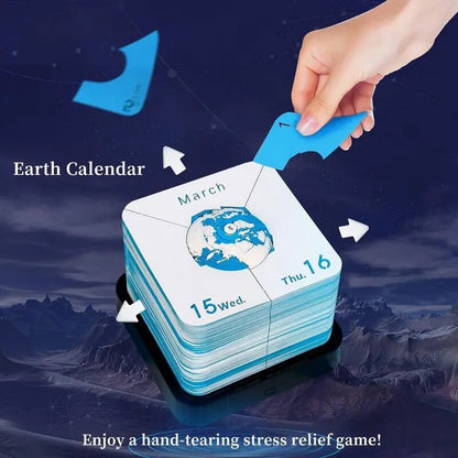 3D Planet Explorer Calendar Memo Pad