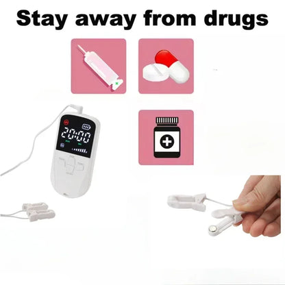 Battery-Operated Ear Clip Stimulator with 30-Minute Timer