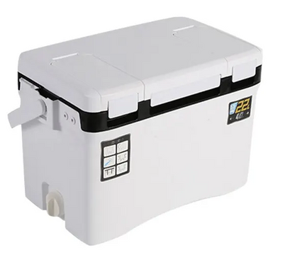 Fishing Cooler Container with Air Vents for Extended Cold Retention
