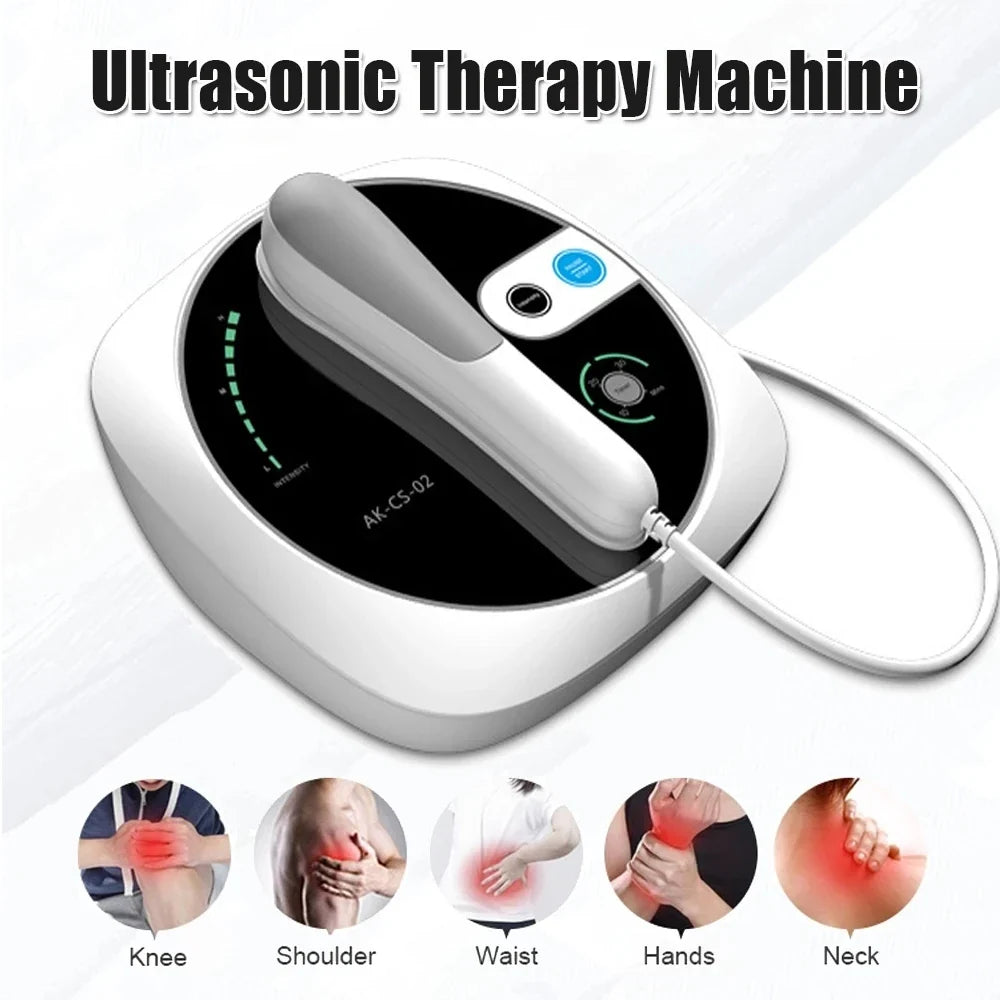 Portable 1MHz Ultrasound Machine with 3 Power Settings, LED Screen