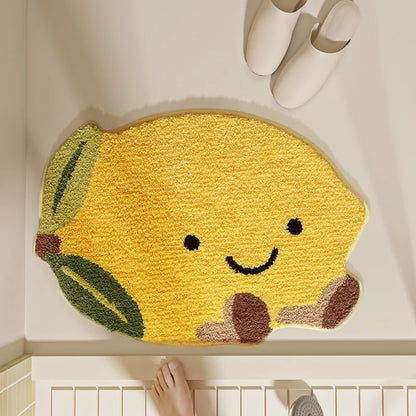 Cheerful Fruit-Themed Play Mat