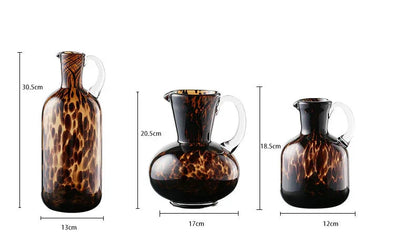 Clear Glass Vase for Table and Shelf Display – Nordic Design