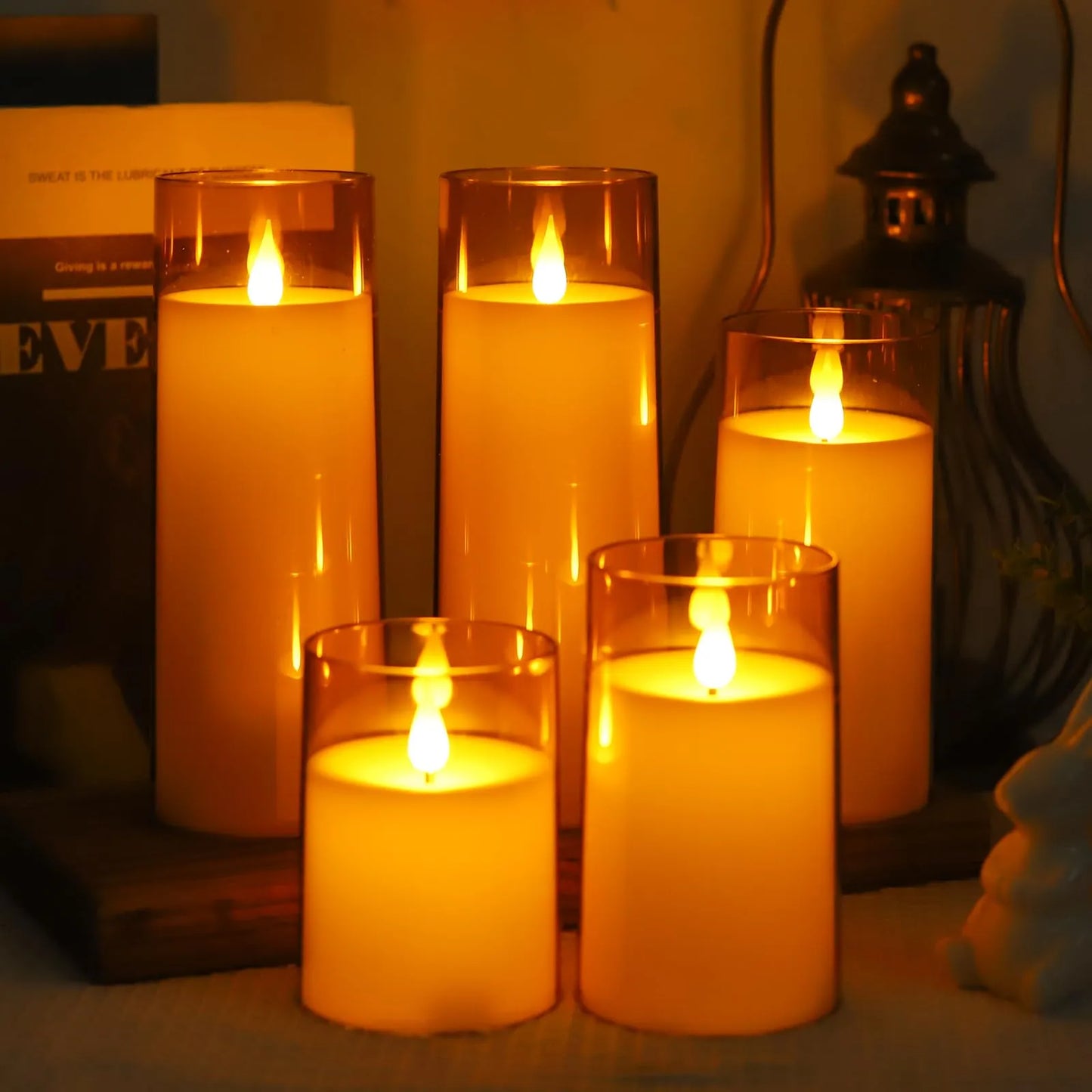 LED Candle Set for Creating a Safe and Cozy Atmosphere
