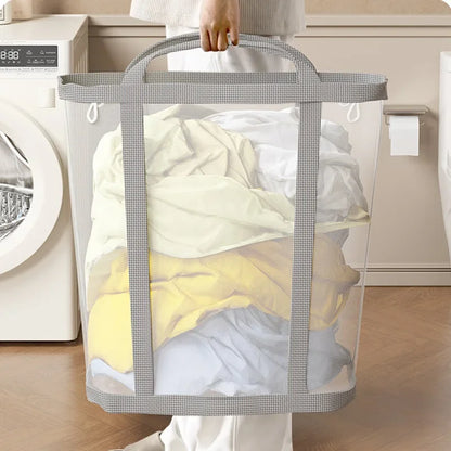 Collapsible Laundry Basket in Air Nylon