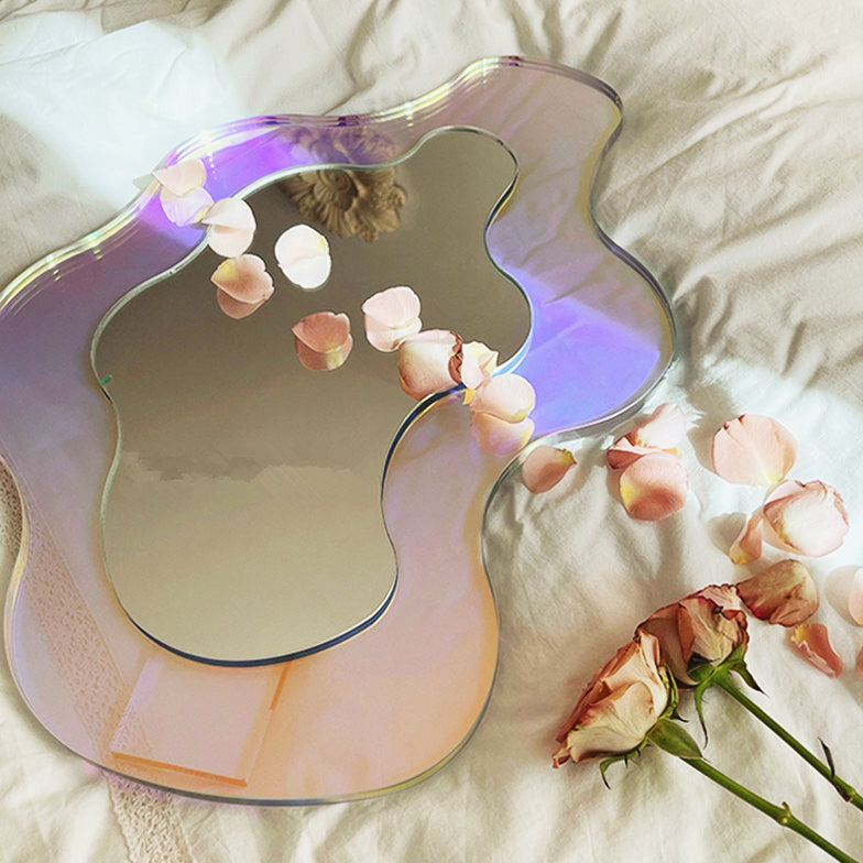 Charming Floral Acrylic Reflector for Home Decor