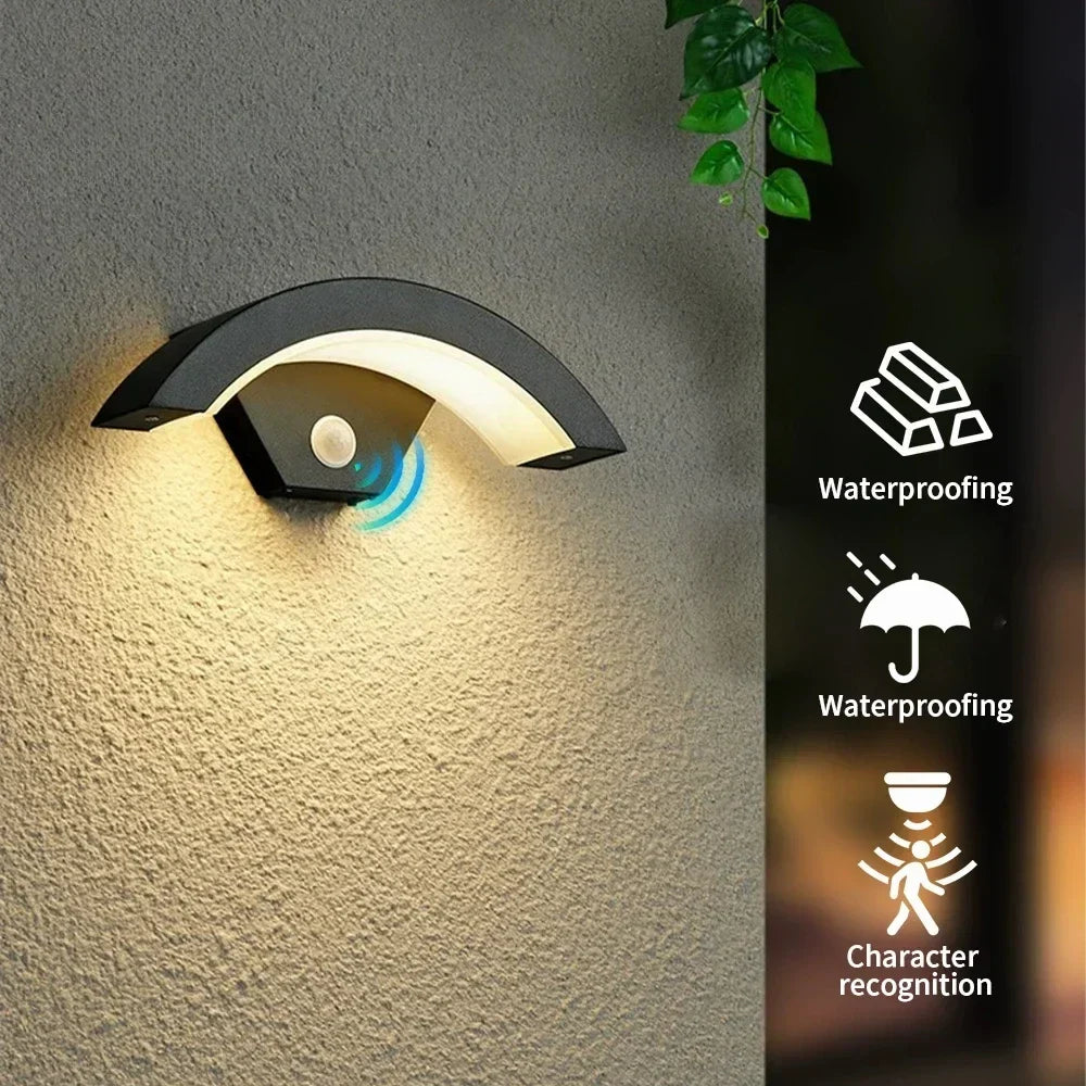 Adjustable 24W Waterproof Wall Light for Porch, Staircase, Hallway – 3000K/6000K