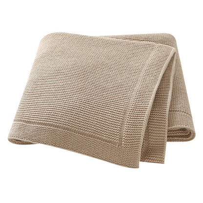 Soft Cotton Baby Blanket 100×80 cm | Breathable All-Season Blanket for Infants | Ideal for Strollers, Crawling & Changing