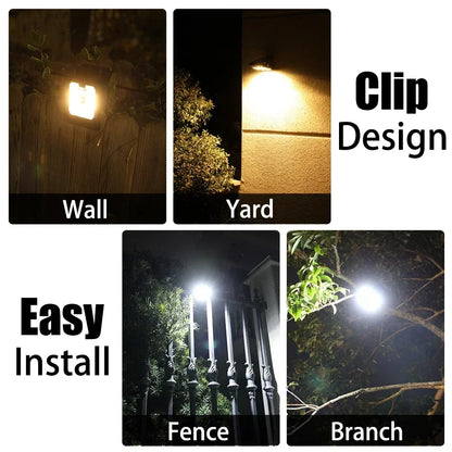 Solar LED Light with USB-C and Motion Sensor – Weatherproof IP65