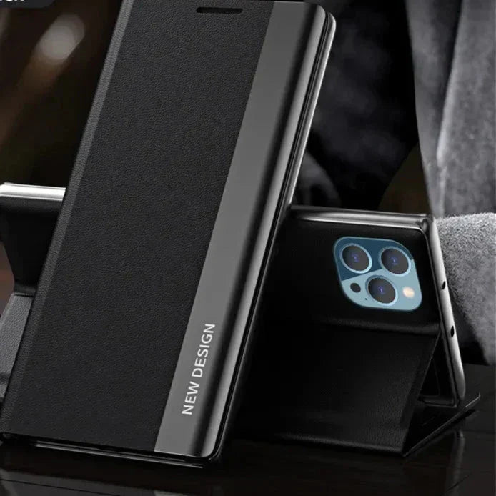 Protective Flip Cover for iPhone - Stylish Case
