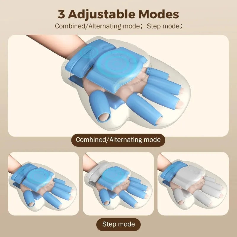 Cordless Hand Massager with Heat – Air Compression for Pain Relief in Fingers, Palm, and Wrist